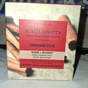 Bath & Body Works Cinnamon Stick Wallflowers Home Fragrance Refills 2 Pack! NEW!